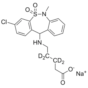 Tianeptine Metabolite MC5-d4 Sodium Salt
